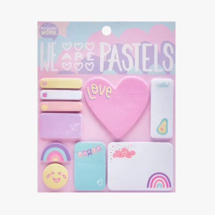 Notas Adhesivas Mooving Set Pastel 10 Piezas