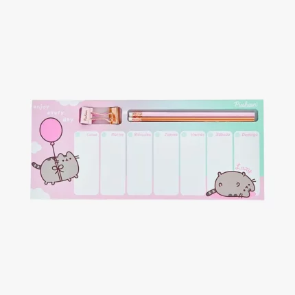 Planificador Semanal Mooving MAW Pusheen con Accesorios