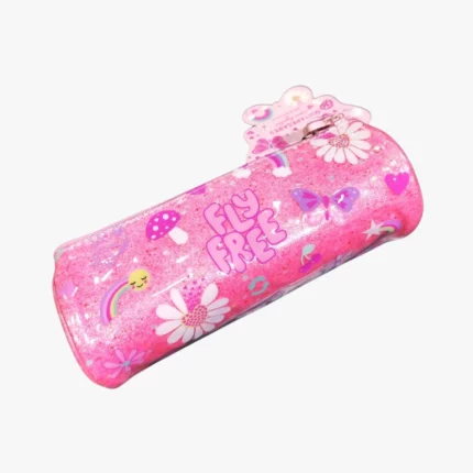 Cartuchera Tubo Mooving Quitapesares Glitter Fly Free