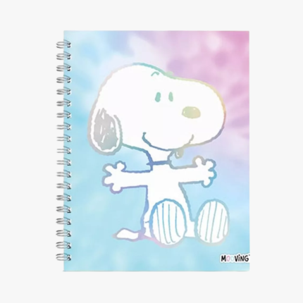 Cuaderno Espiral Mooving 16x21 Tapa Dura Snoopy