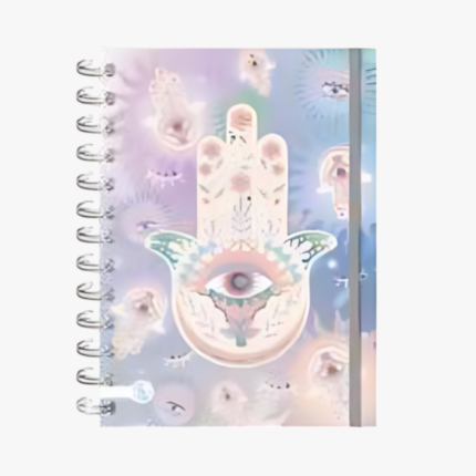 Cuaderno Espiral RY 15x21 Tapa Dura Universo Hamsa