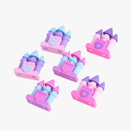 Goma de Borrar 3D Eraser Castillo Desarmable