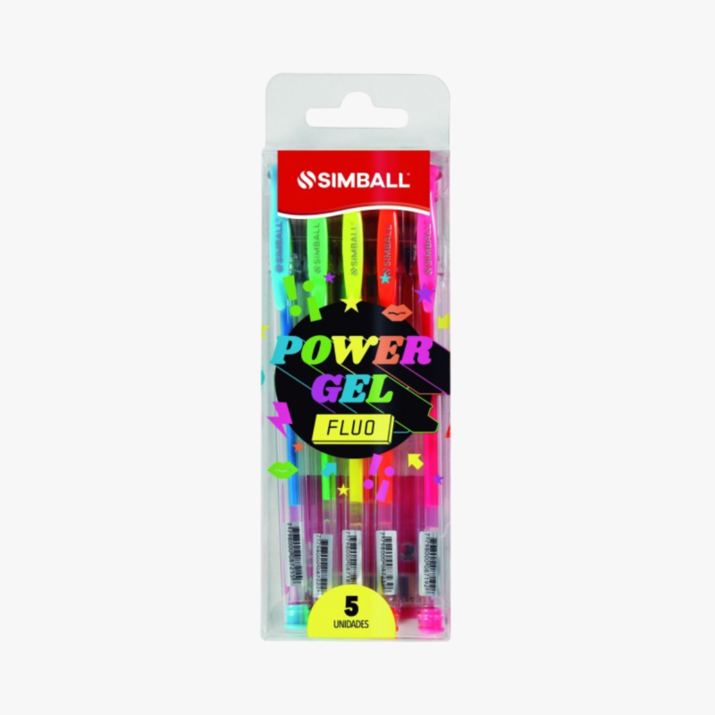 Bolígrafo Simball Power Gel Fluo