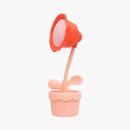 Lámpara de Escritorio Yi Yang FY5503 Flor Salmón/Naranja