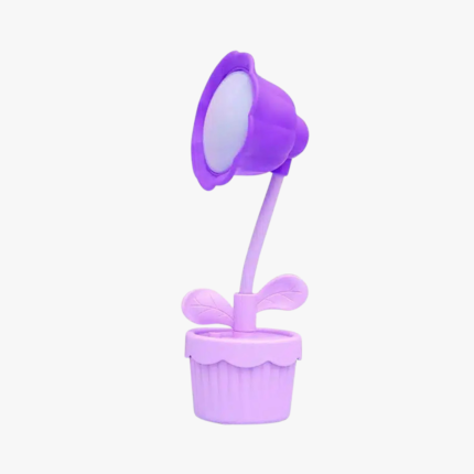 Lámpara de Escritorio Yi Yang FY5503 Flor Violeta