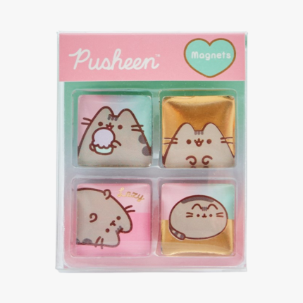 Magnético Mooving MAW Pusheen Vidrio Blister x 4 Unidades