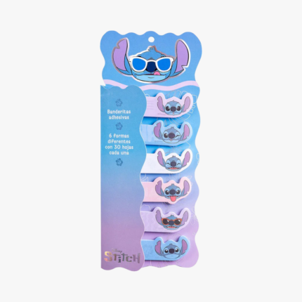 Notas Adhesivas Mooving MAW Stitch Banderitas Blister 6 Blocks x 30 Hojas