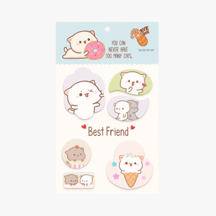 Notas Adhesivas Bye Bye Best Friend Señaladores Blister 6 Blocks x 15 Hojas