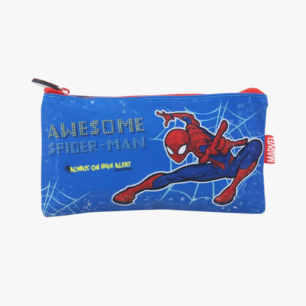 Cartuchera Sobre LSyD Marvel Spiderman Cierre Metálico Azul/Rojo